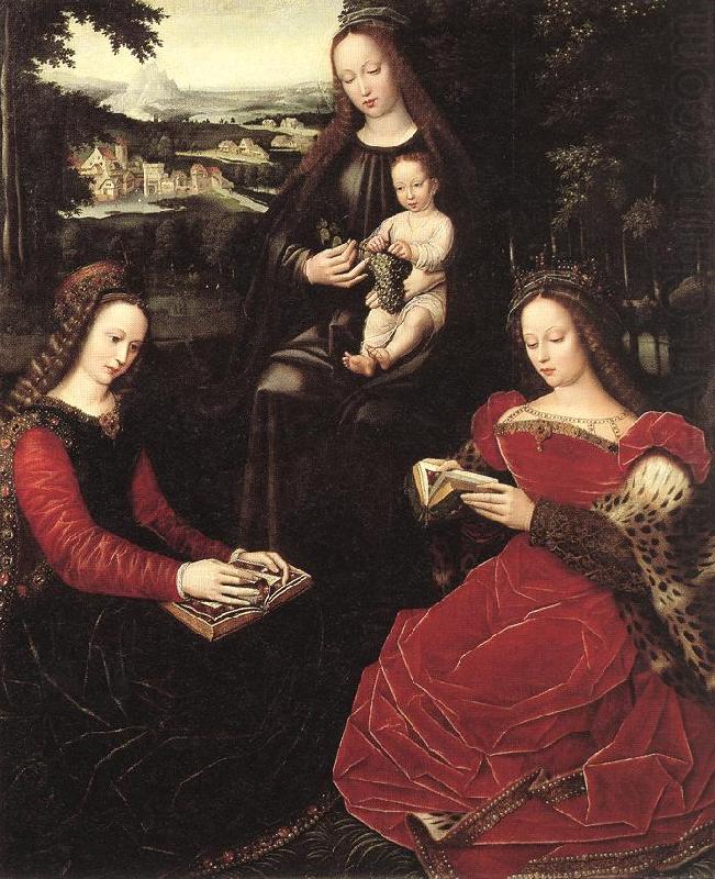 BENSON, Ambrosius Virgin and Child with Saints china oil painting image